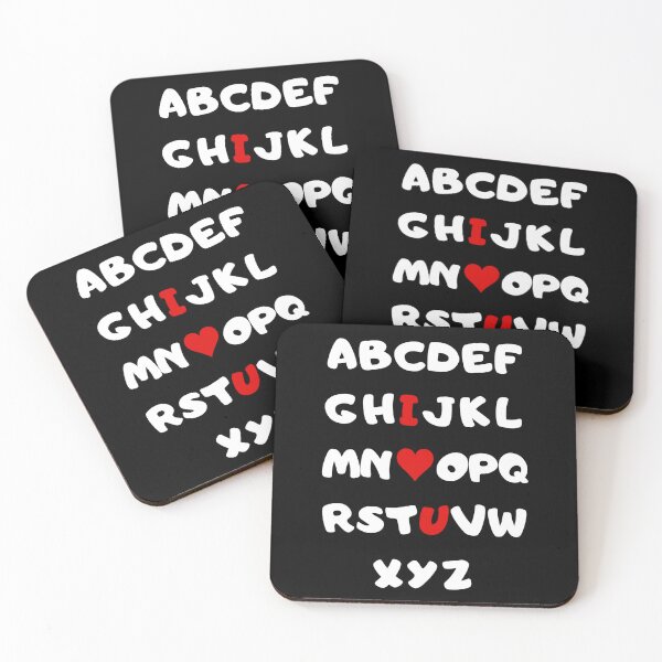 Item preview, Alphabet ABC I Love You. Love Letters designed and sold by Rebel-Design.