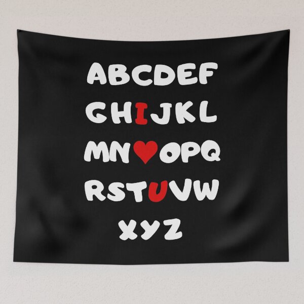 Item preview, Alphabet ABC I Love You. Love Letters designed and sold by Rebel-Design.