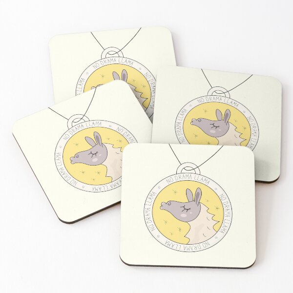 Item preview, No drama llama lucky pendant designed and sold by SooperYela.