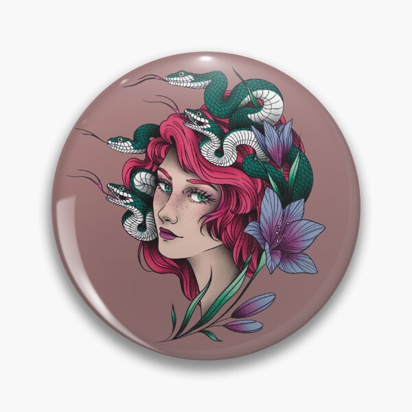 Item preview, Medusa designed and sold by TheMagicianTatt.