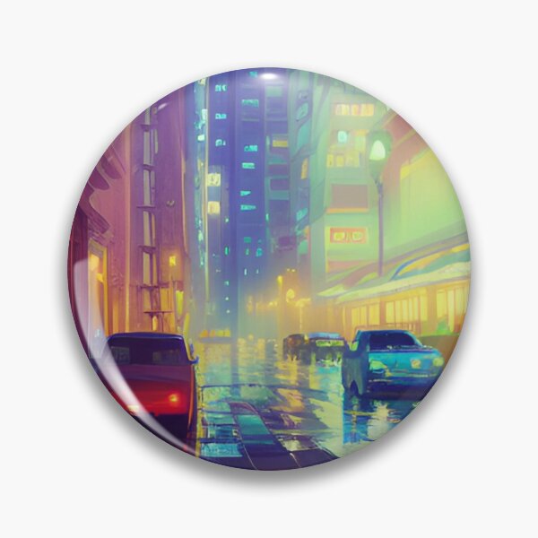 Item preview, Night Light City Life High Quality Art Print designed and sold by PaperMagus.