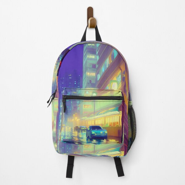Item preview, Night Light City Life High Quality Art Print designed and sold by PaperMagus.