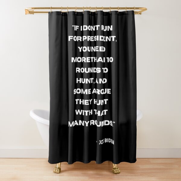 President Joe biden 3D Printed Shower Curtain Waterproof Bathroom