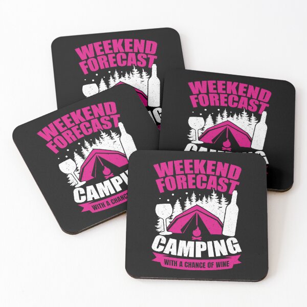 Item preview, Weekend Forecast Camping With A Chance Of Wine designed and sold by Marcid95.