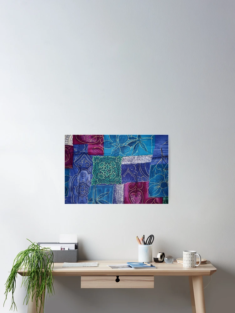 Thumbnail 2 of 3, Poster, Patchwork Pattern designed and sold by MoodysT's.