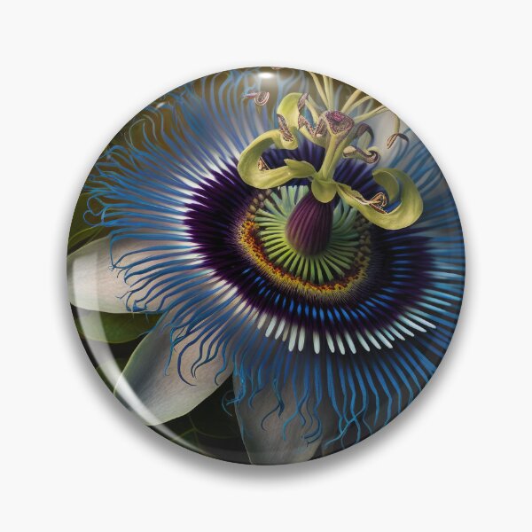 Item preview, Blue Passion Flower  designed and sold by Vanover Designs.