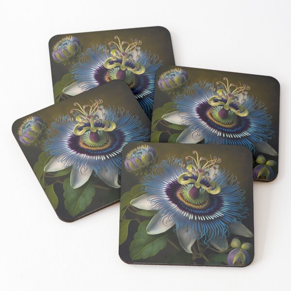Item preview, Blue Passion Flower  designed and sold by Vanover Designs.