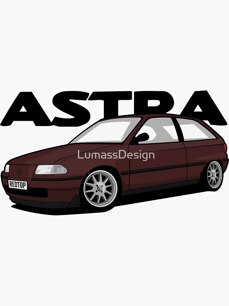 Opel Astra G CC 98 Sticker by Hiraeths-Design