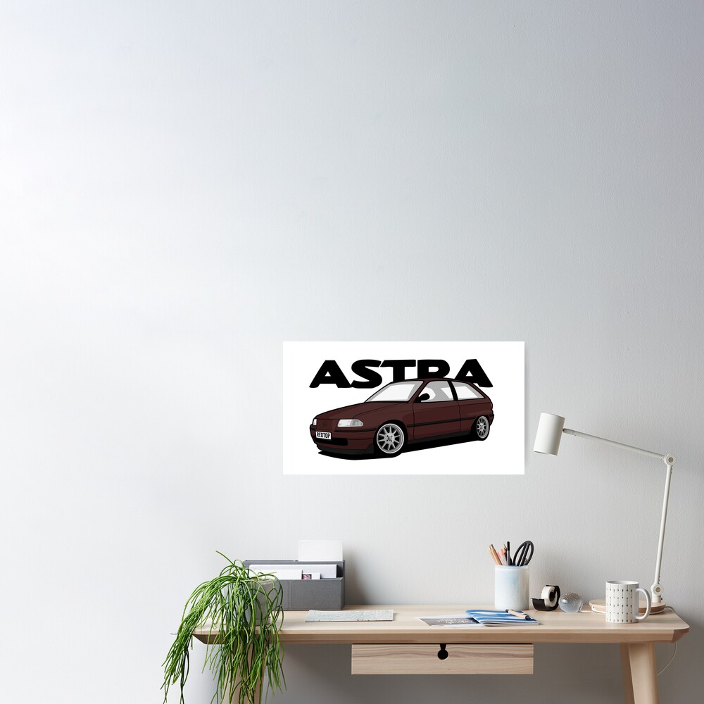 Opel Astra F Sticker for Sale by LumassDesign