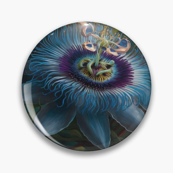 Item preview, Blue Passion Flower  designed and sold by Vanover Designs.
