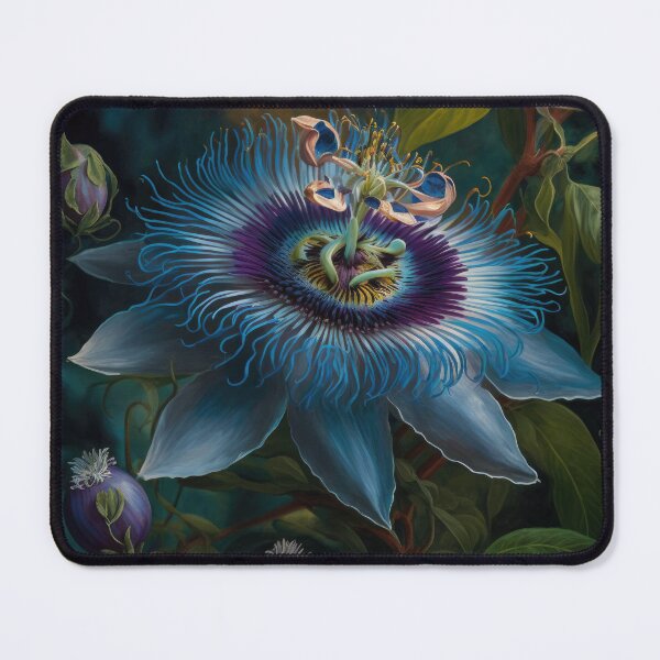 Item preview, Blue Passion Flower  designed and sold by Vanover Designs.