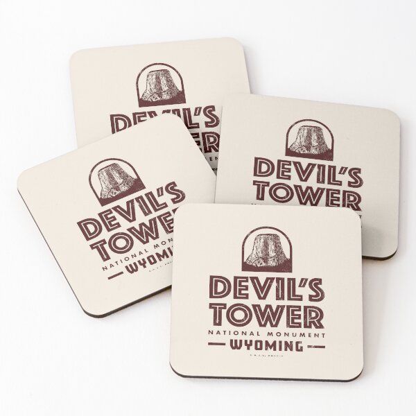 Item preview, Devil's Tower National Monument (Brown) designed and sold by deadmansupplyco.