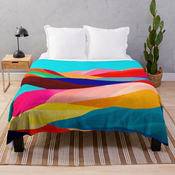 Item preview, Rainbow Mountains Abstract Landscape designed and sold by Timegraf.