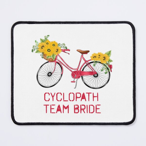 Item preview, Cyclopath team bride, female bike, sunflowers designed and sold by EmeraldeaArt.