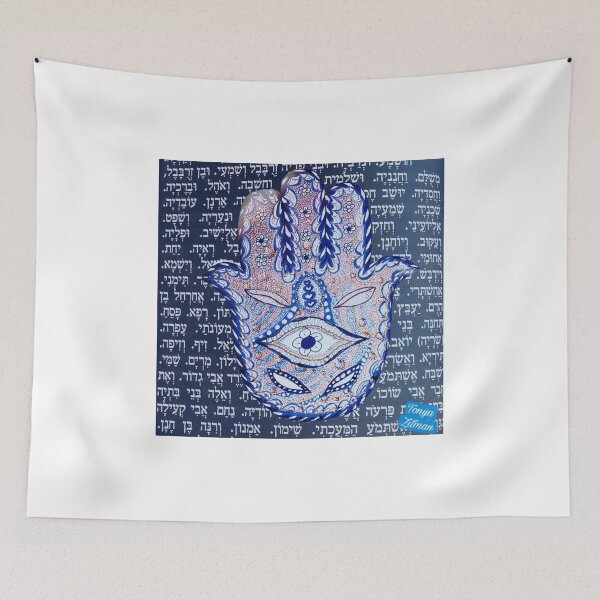 Artikelvorschau, Blaue Hamsa-Hand entworfen und verkauft von TonyaZArtist.