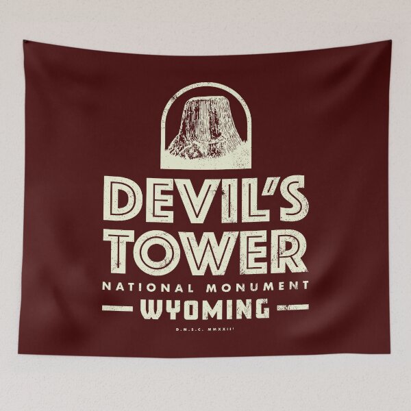 Item preview, Devil's Tower National Monument (Tan) designed and sold by deadmansupplyco.