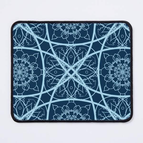 Item preview, Lineart mandalas and circles blue, dark blue designed and sold by Katj-A-Studio.