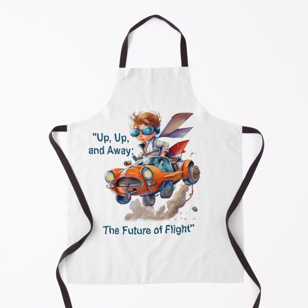 Item preview, "Sky's the Limit for our Little Innovators" Flying Car Cute Cartoon for gift, watercolor painting style designed and sold by The Commitment.
