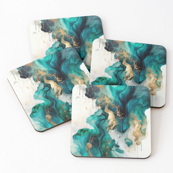 Aperçu de l'œuvre Marbled Ocean Dreamscape créée et vendue par meggydesigns.