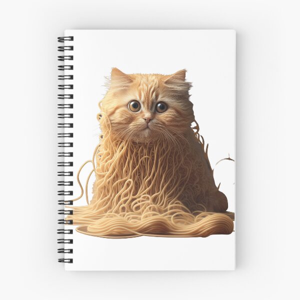 Aperçu de l'œuvre Chat spaghetti créée et vendue par WilderMinds.