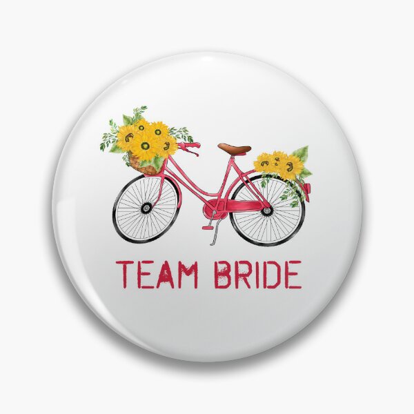 Item preview, team bride, bycicle decorated with sunflowers designed and sold by EmeraldeaArt.