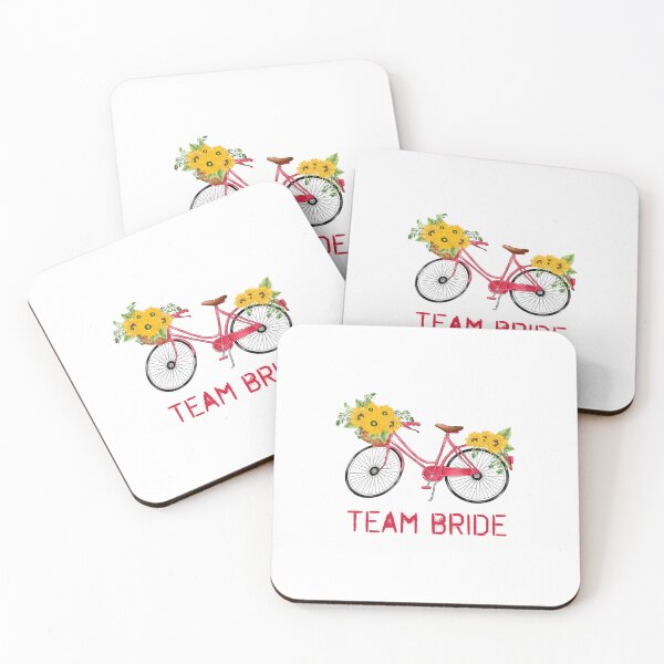 Item preview, team bride, bycicle decorated with sunflowers designed and sold by EmeraldeaArt.