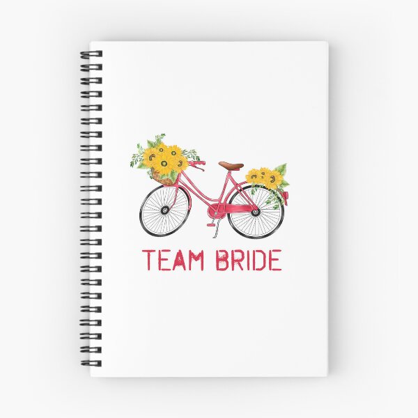 Item preview, team bride, bycicle decorated with sunflowers designed and sold by EmeraldeaArt.