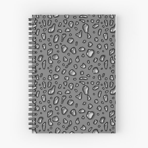 Item preview, Black and white water droplets designed and sold by AlexFordArt.