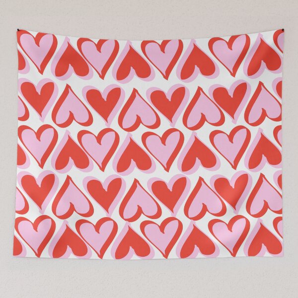 Item preview, Valentines Hearts - Pink and Red designed and sold by mollye15.