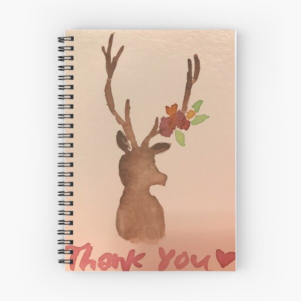 Item preview, Deer and Flowers designed and sold by Sea-breeze.