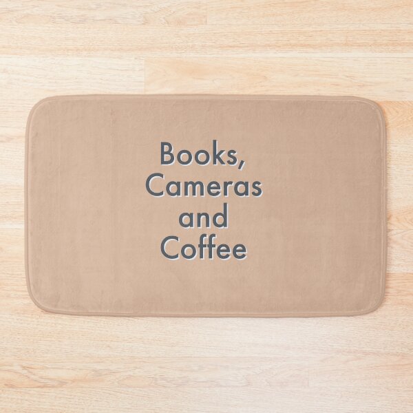 Item preview, Books, Cameras, and Coffee designed and sold by ArtBySymone.
