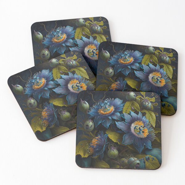 Item preview, Blue Passion Flower  designed and sold by Vanover Designs.
