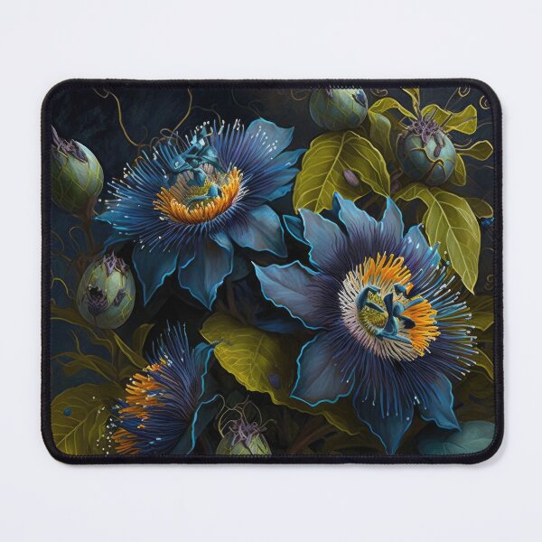 Item preview, Blue Passion Flower  designed and sold by Vanover Designs.