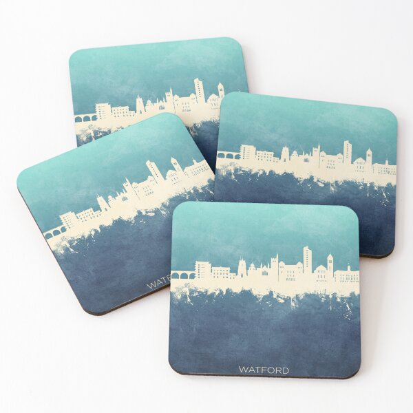 Item preview, Watford England Skyline designed and sold by ArtPrints.