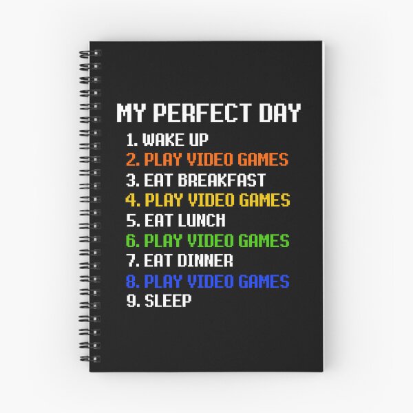 Item preview, my perfect day video games funny cool gamer designed and sold by Eriksonshop.
