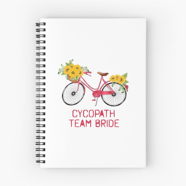 Item preview, Cycopath team bride, female bike, sunflowers designed and sold by EmeraldeaArt.