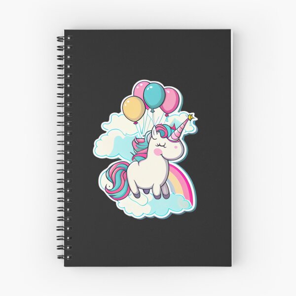 Item preview, Cute Unicorn on Rainbow | Unicorn Is My Spirit Animal | Unicorn for Kids Girls Boys designed and sold by JooArtPrints  ★★★★★.