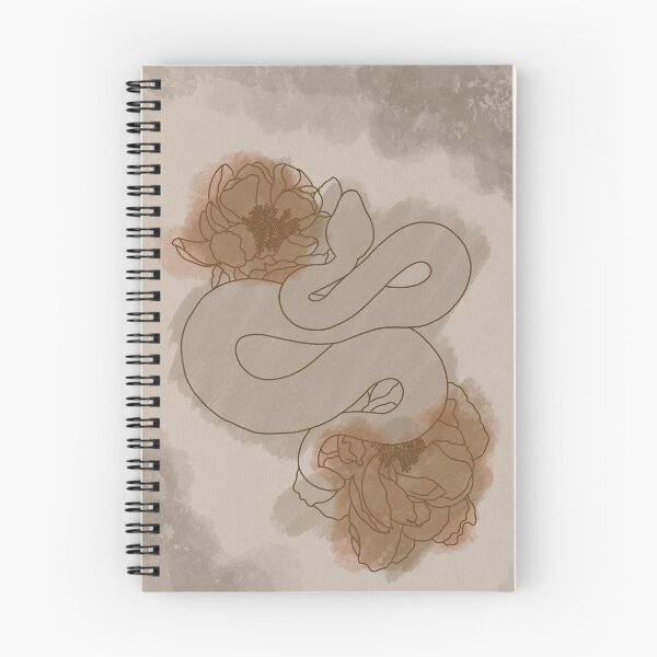 Item preview, Mystic boho snake with peonies designed and sold by Lizvole.