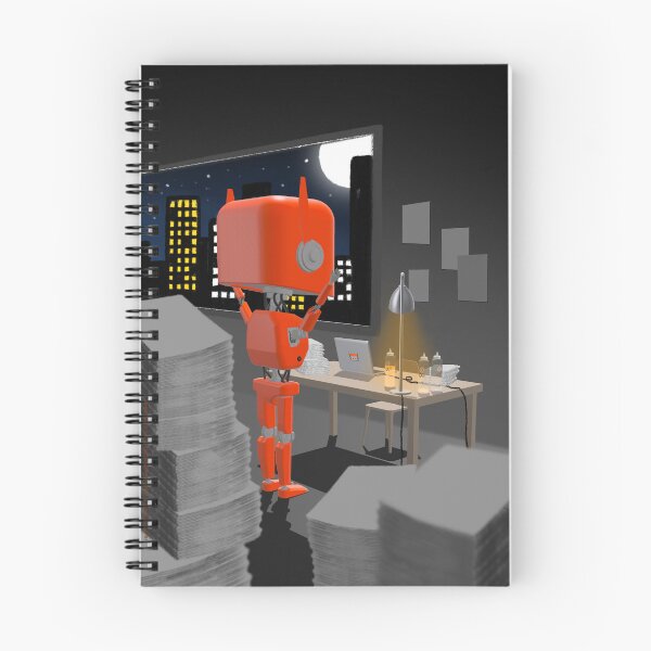 Item preview, Image of O-Bi work at night designed and sold by RAINBOWBOT.