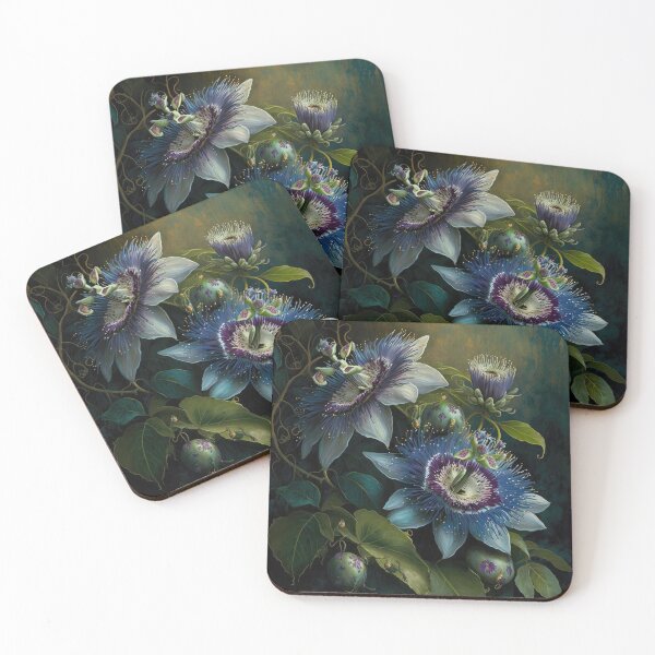 Item preview, Blue Passion Flower  designed and sold by Vanover Designs.