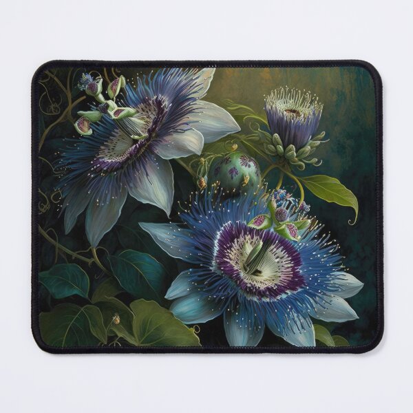 Item preview, Blue Passion Flower  designed and sold by Vanover Designs.