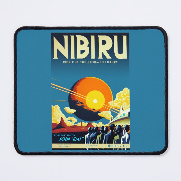 Item preview, Nibiru - Vintage Travel Poster designed and sold by Boundliss.