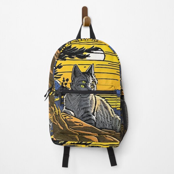 Item preview, Cat Watching Sunset Scene designed and sold by roleshop.