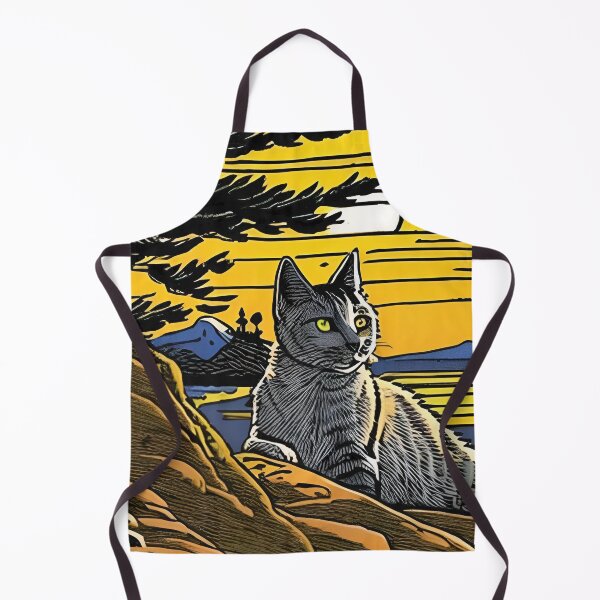 Item preview, Cat Watching Sunset Scene designed and sold by roleshop.