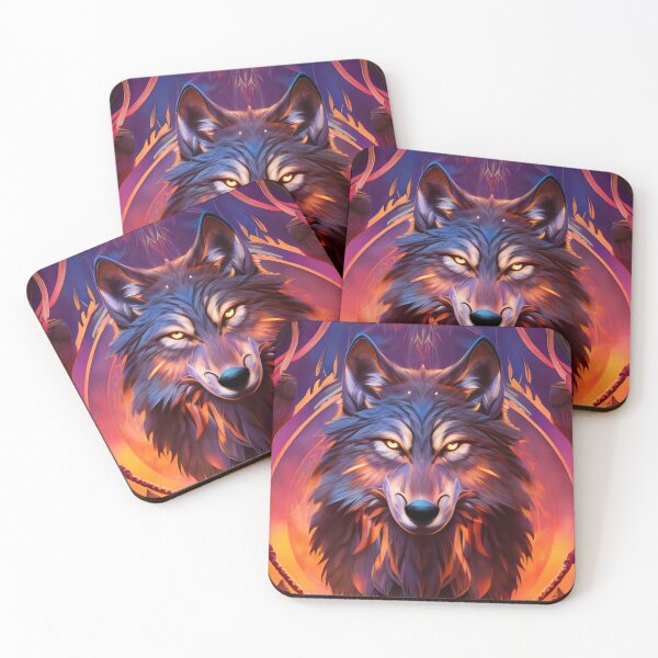 Item preview, Hell Hound Feral Alpha Timber Wolf Artistic Wolf Art designed and sold by Cawaiico.