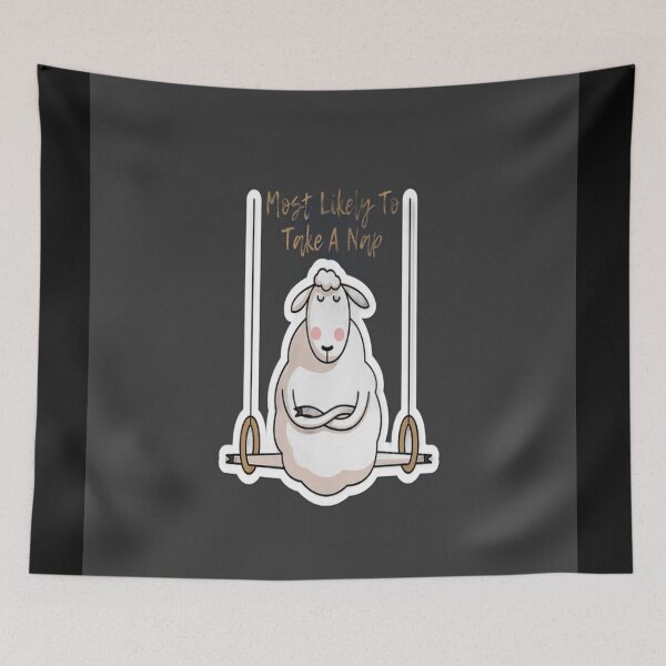 Item preview, SHEEP MOST LIKELY TAKING A NAP designed and sold by bestoftrendy.
