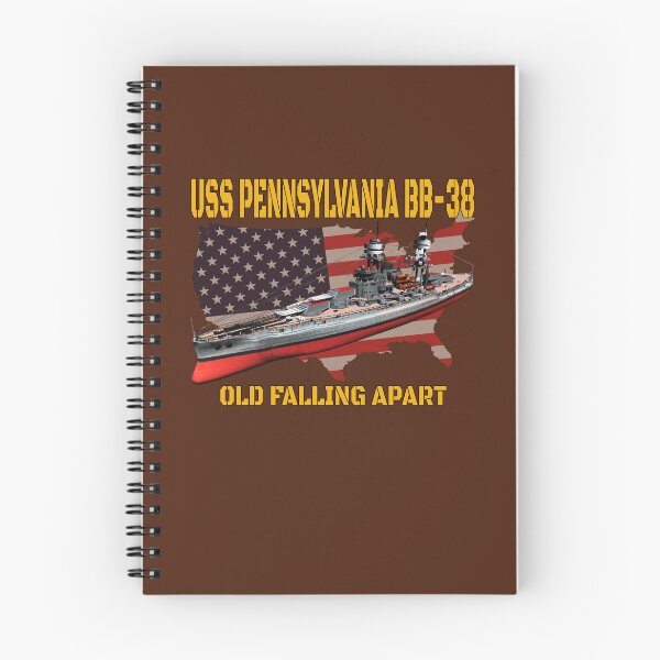Item preview, WW2 American Warship USS Pennsylvania BB-38 Battleship Veterans designed and sold by ArtStudioKY.