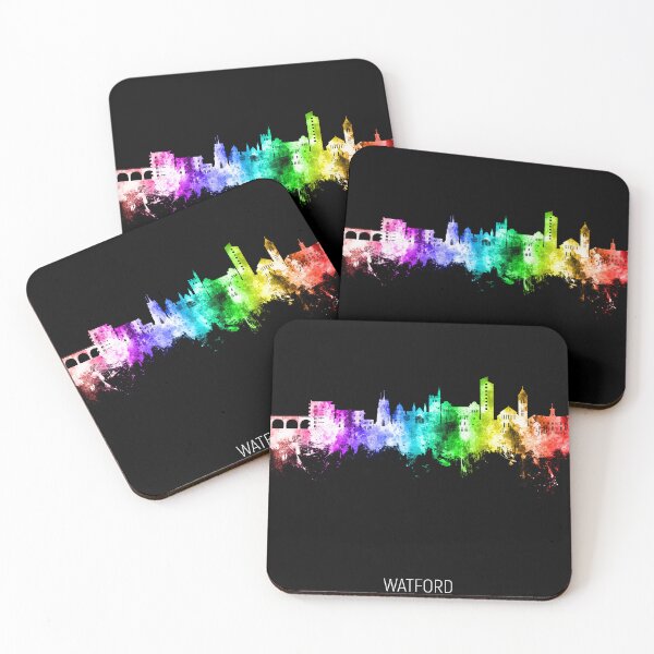 Item preview, Watford England Skyline designed and sold by ArtPrints.