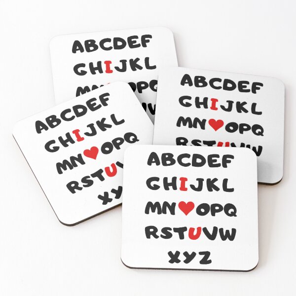 Item preview, Alphabet ABC I Love You. Love Letters designed and sold by Rebel-Design.