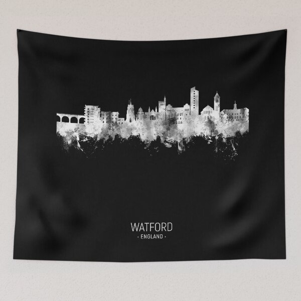 Item preview, Watford England Skyline designed and sold by ArtPrints.